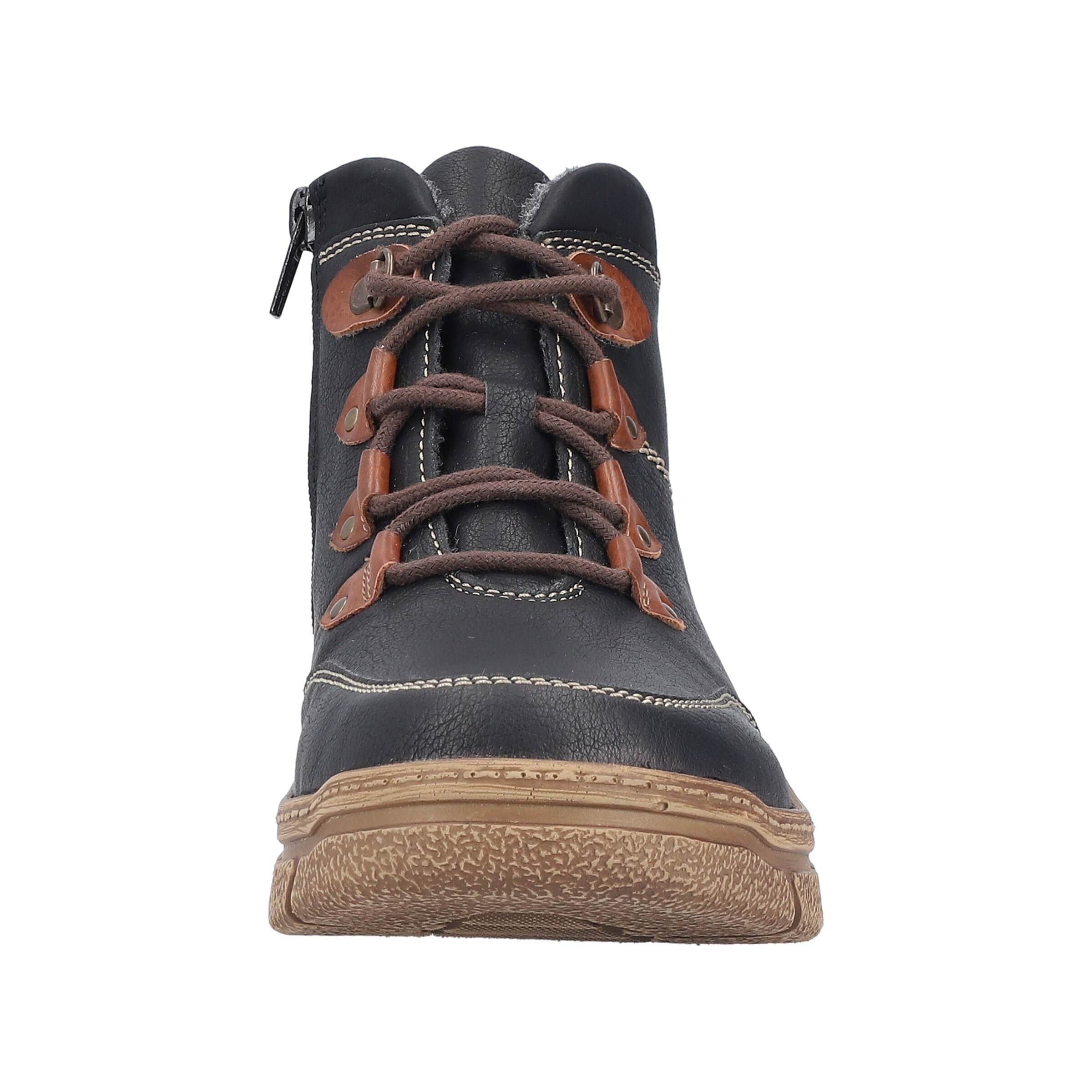 Bottines à lacets Rieker en noir