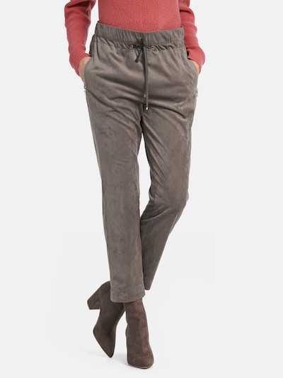 Basler Hose in taupe, Modelansicht