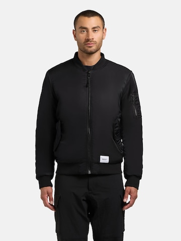 khujo Between-Season Jacket 'Adon' in Black: front