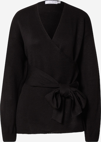 Cardigan 'JOSSA' In The Style en noir : devant