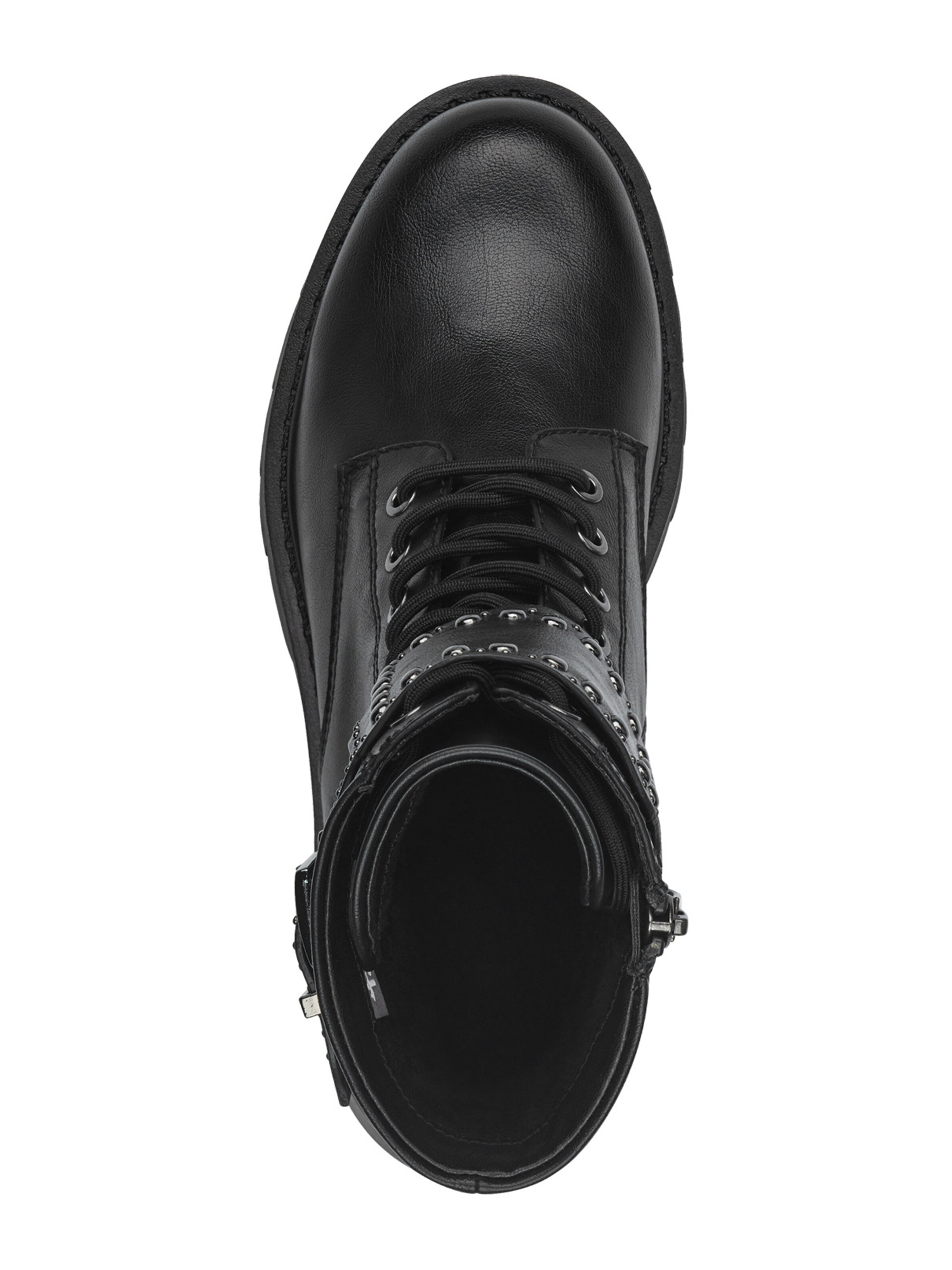 Tamaris Lace-up bootie in Black