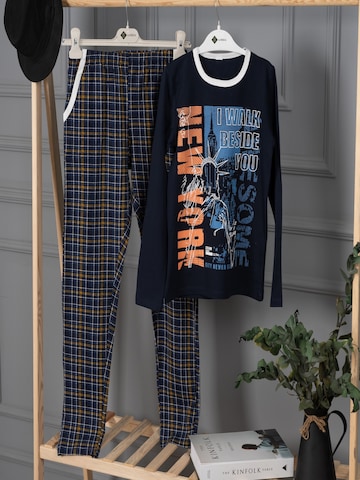 LOREZA - Pijama 'Jungen Schlafanzug New York' en Mezcla de colores: frente