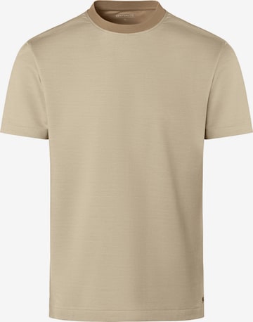 BENVENUTO T-Shirt 'Amadeo', Model ist 186 cm groß und trägt Größe M in Beige: Vorderseite