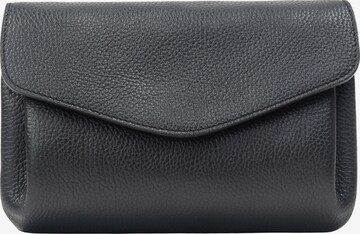 Usha Clutch in Black: front