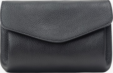 Usha Clutch in Black: front