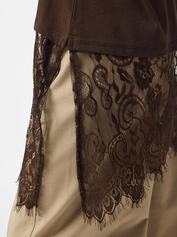 PIECES Shirt 'PCMave' in Brown