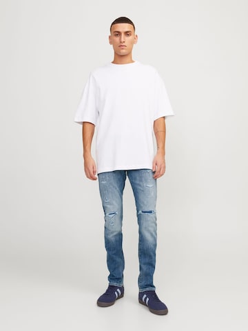 JACK & JONES Baggy Jeans 'GLenn' in Blue: front