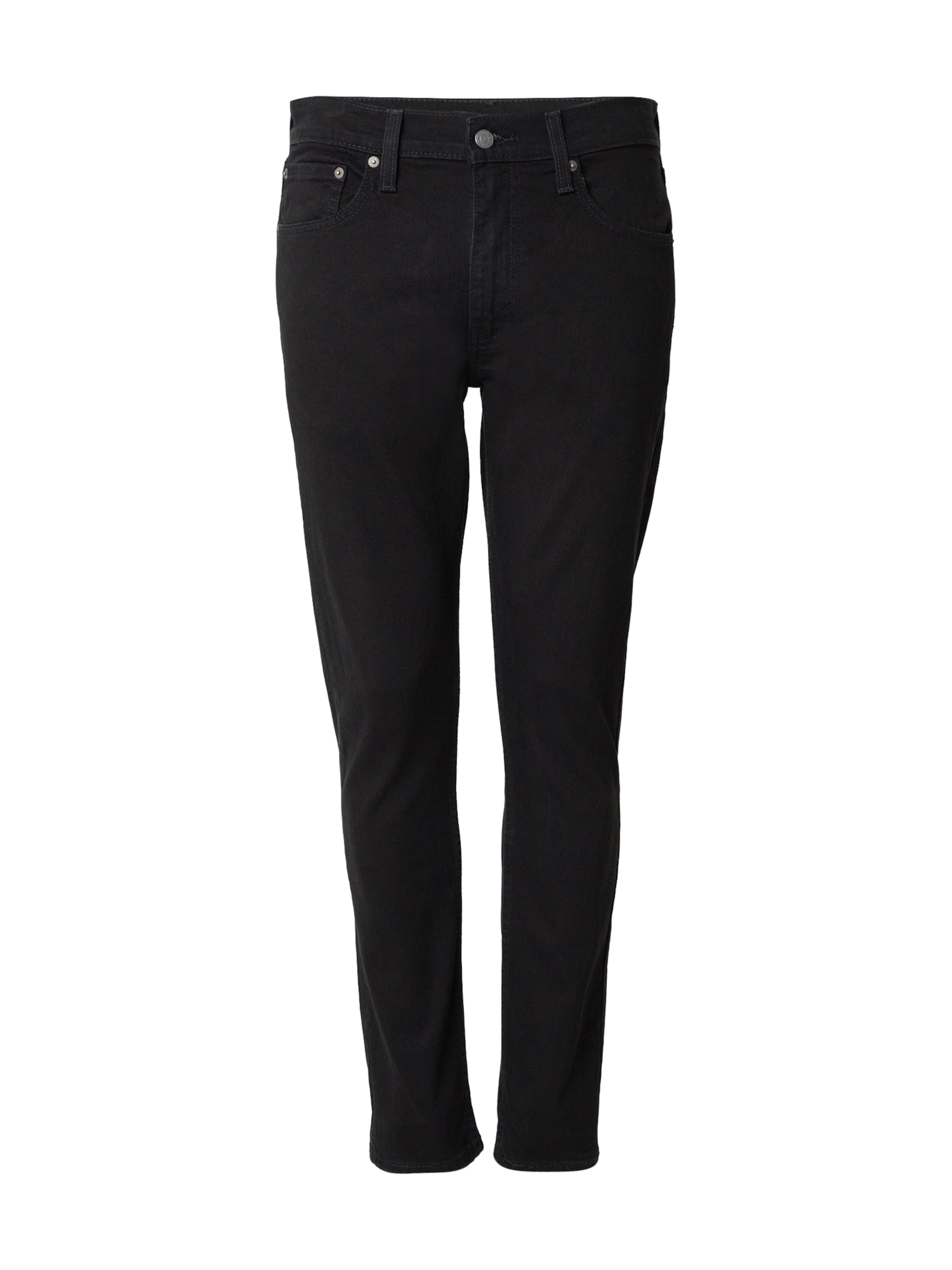 LEVI'S ® Alt kitsenev Teksapüksid '512', värv must: eest vaates