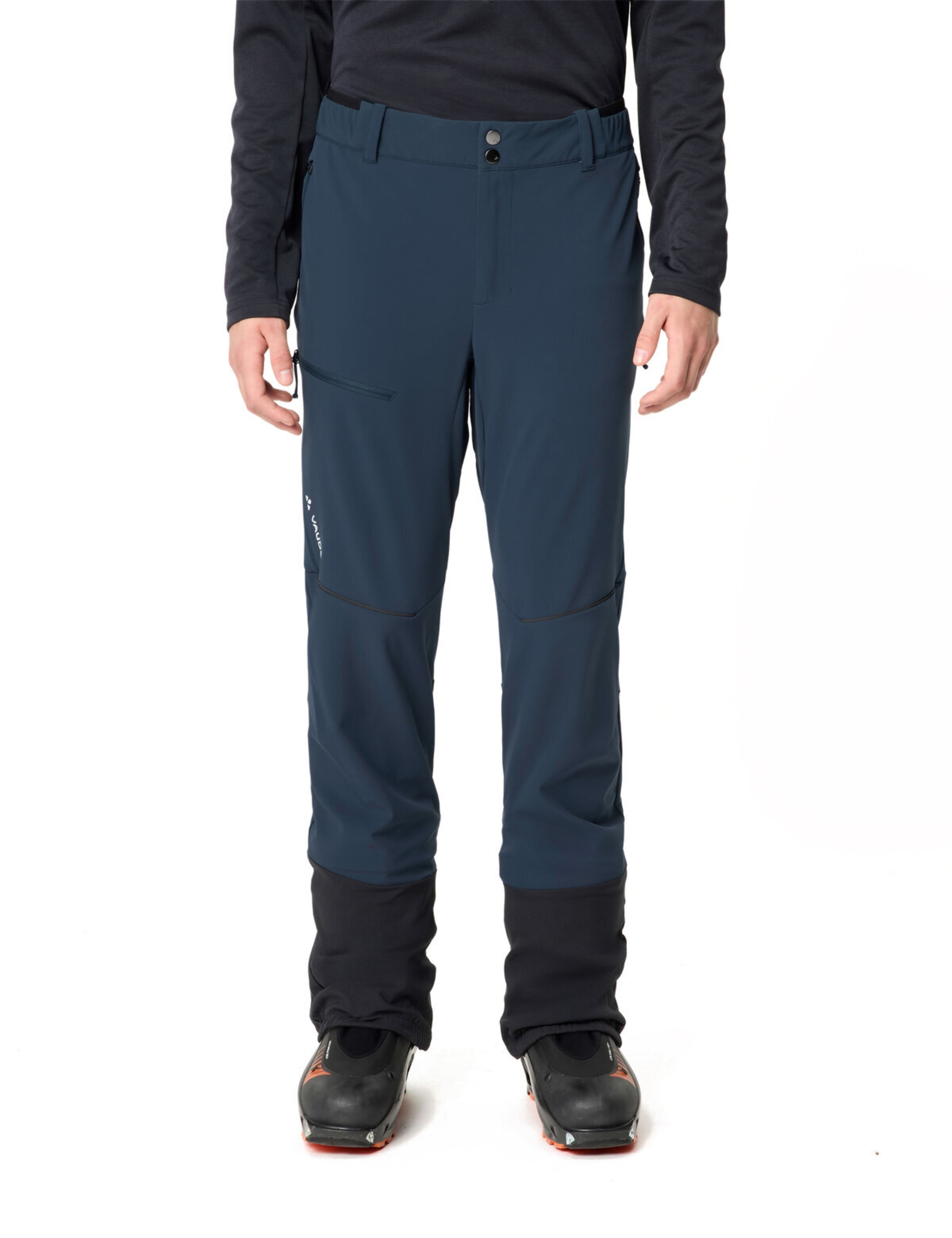 VAUDE Regular Outdoor trousers 'Larice V' in Blue: front