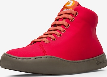 CAMPER High-Top Sneakers 'Peu Touring' in Red: front