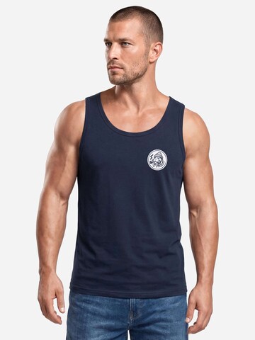 Neverless Shirt 'Walross' in Blue: front
