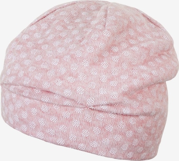 STERNTALER Beanie in Pink: front