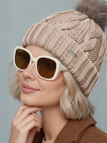 Neverless Mütze 'Caren' in Beige