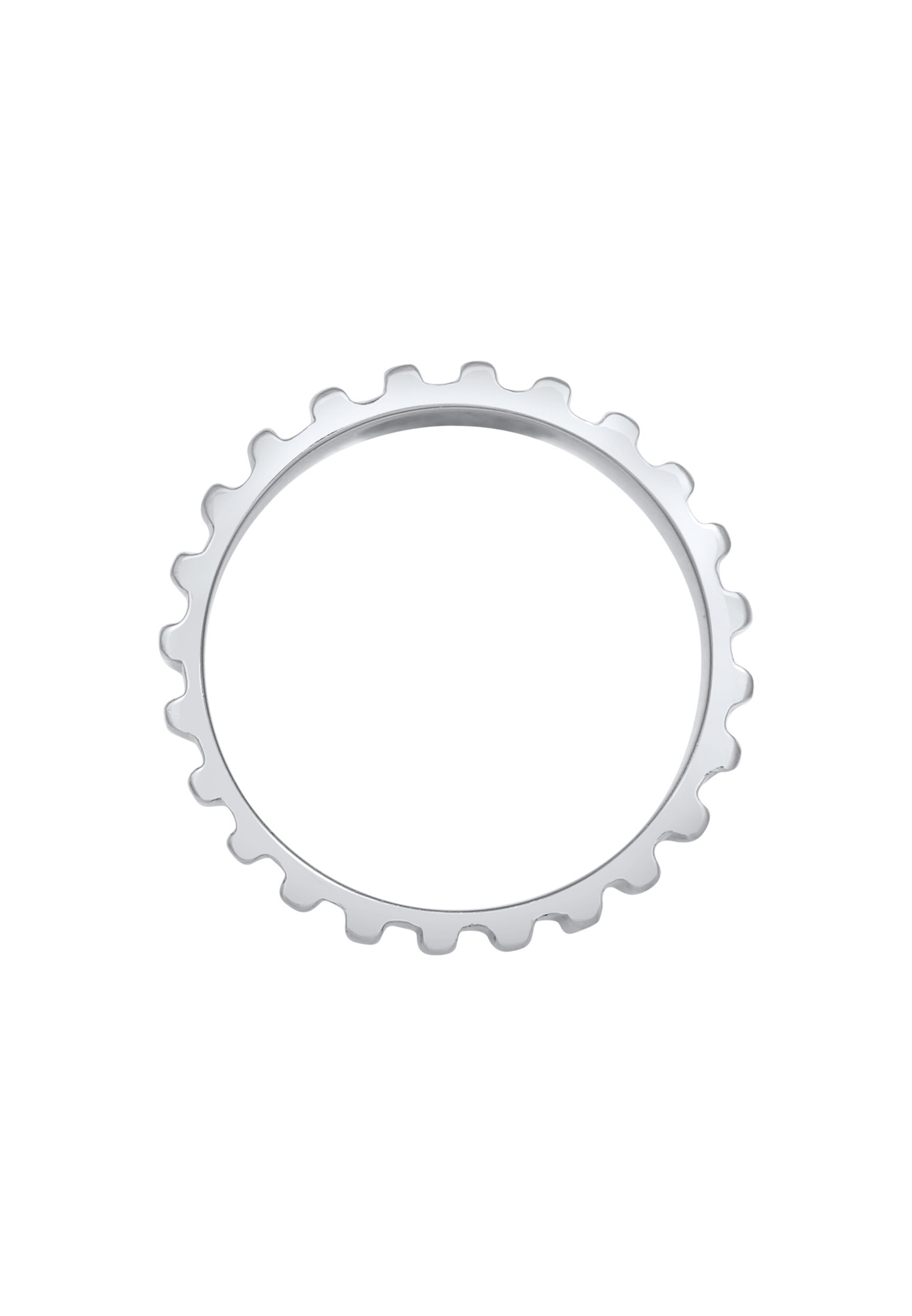 ELLI PREMIUM Ring 'Chunky' in Silver