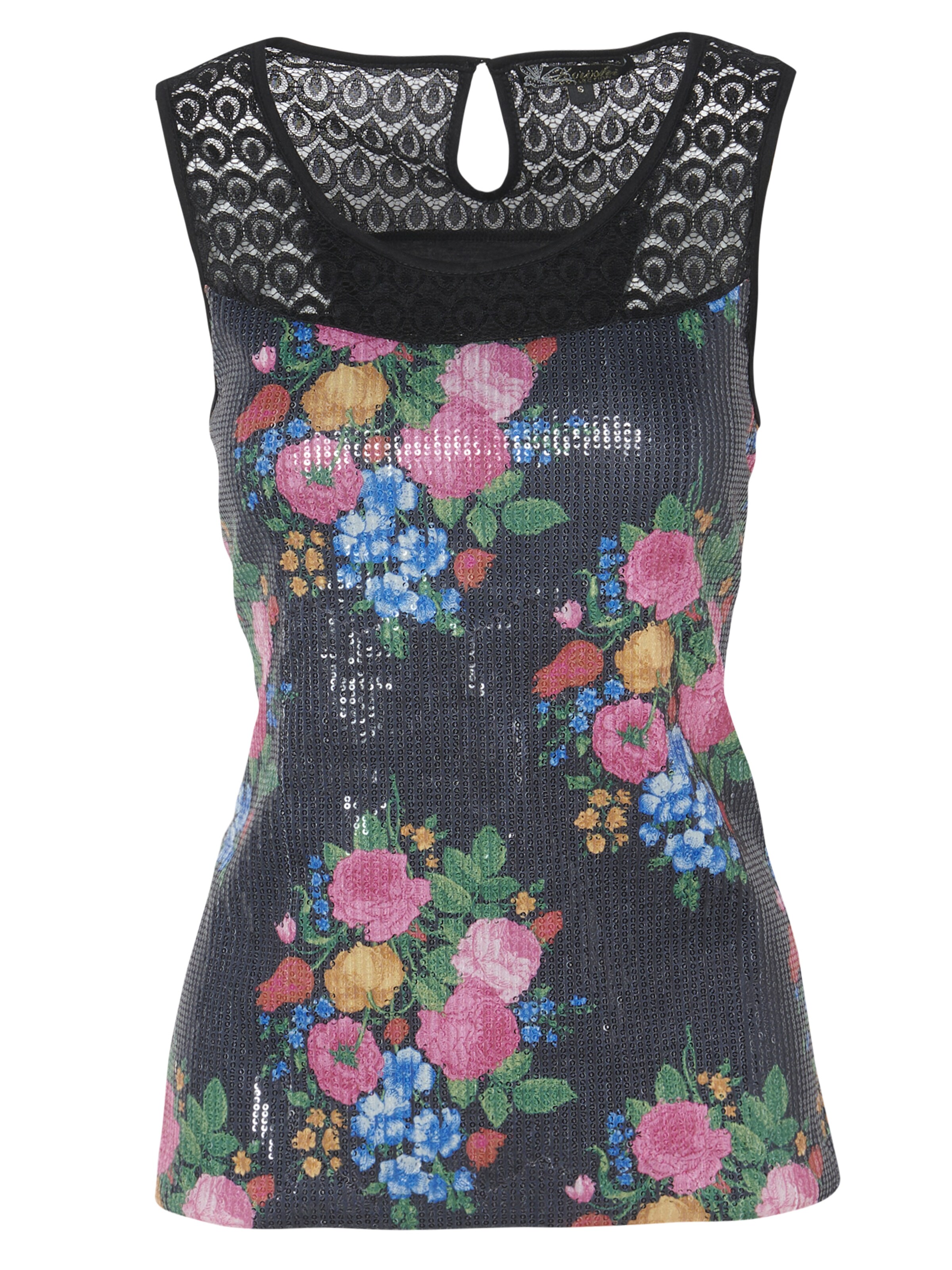 KOROSHI Top in Black: front