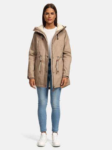 NAVAHOO Winterjas 'Ireliaa' in Beige