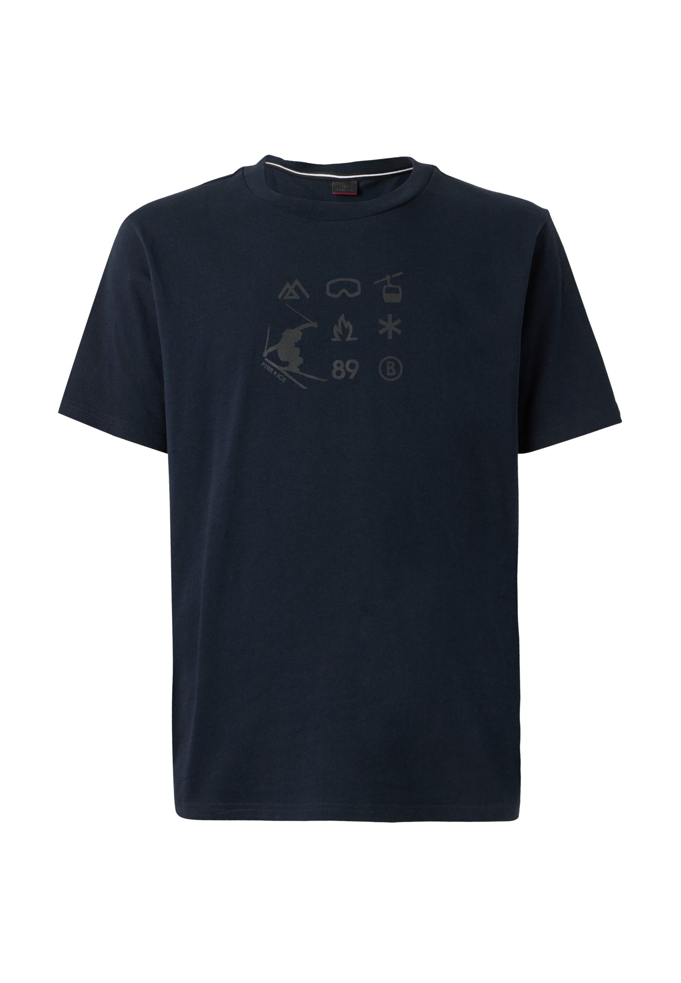 Tricou 'Mick 3' de la Bogner Fire + Ice pe albastru: față