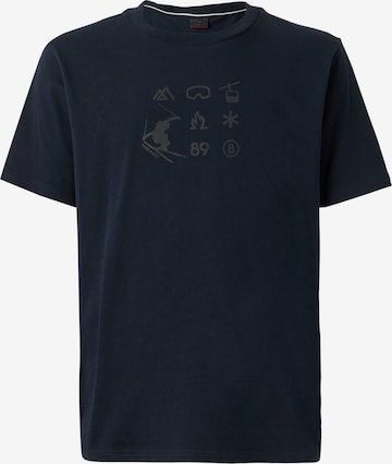 Tricou 'Mick 3' de la Bogner Fire + Ice pe albastru: față