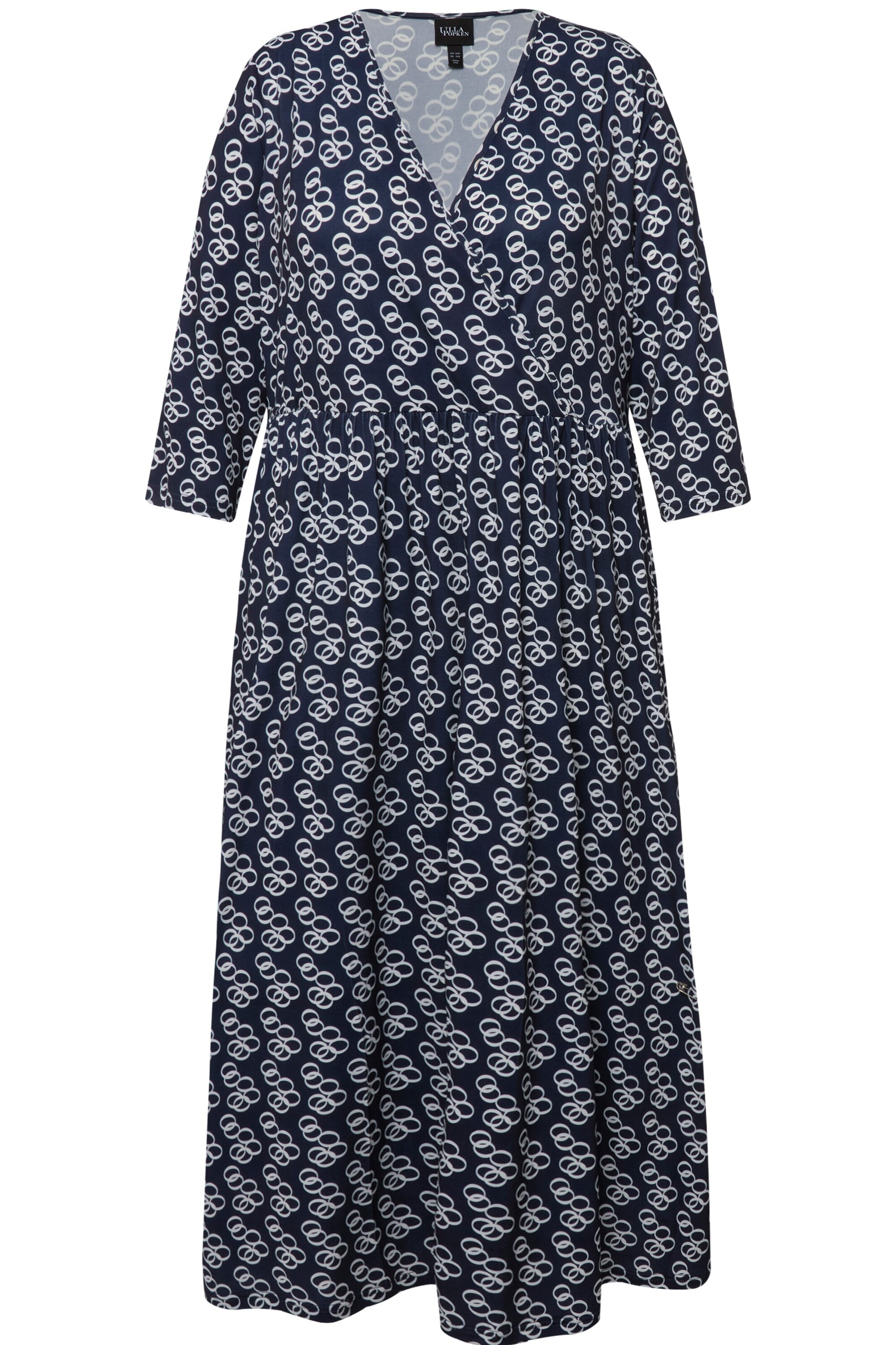 Ulla Popken Kleid in Blau: Vorderseite