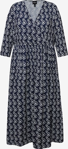 Ulla Popken Dress in Blue: front