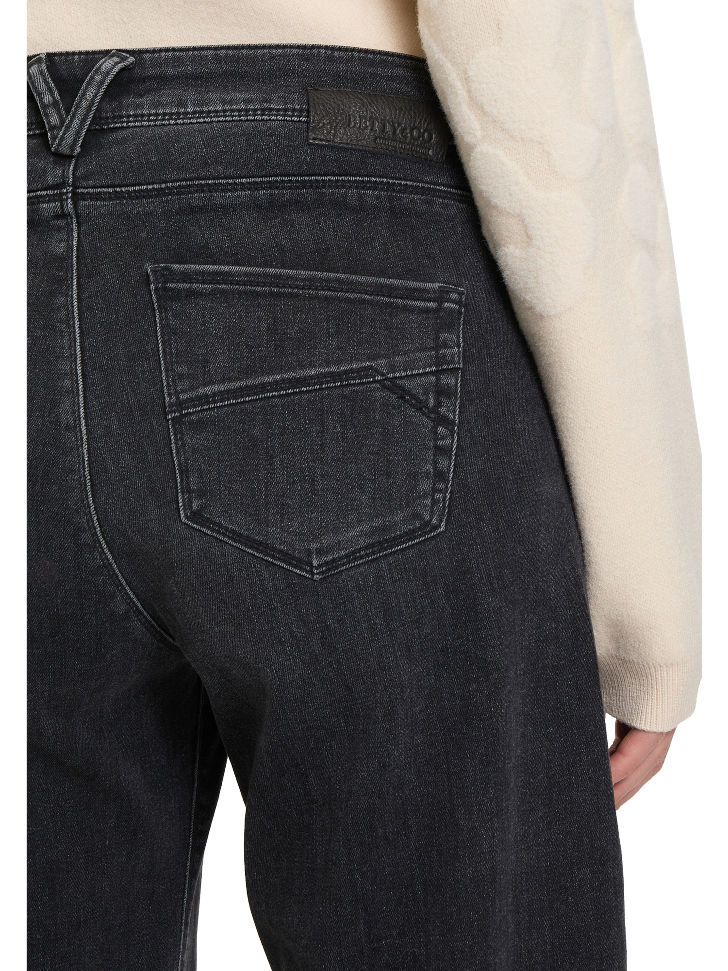 Betty & Co Slimfit Jeans in Zwart
