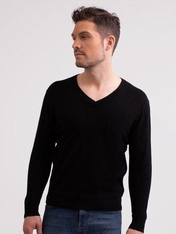 Pullover di CASH-MERE.CH in nero: frontale