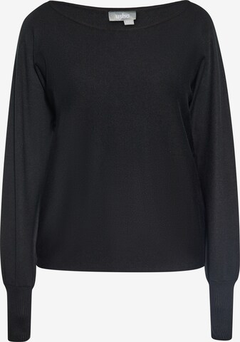 Pull-over Usha en noir : devant