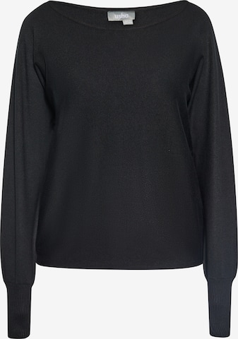 Pull-over Usha en noir : devant