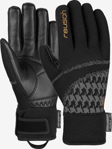 REUSCH Athletic Gloves 'Victoria' in Black: front