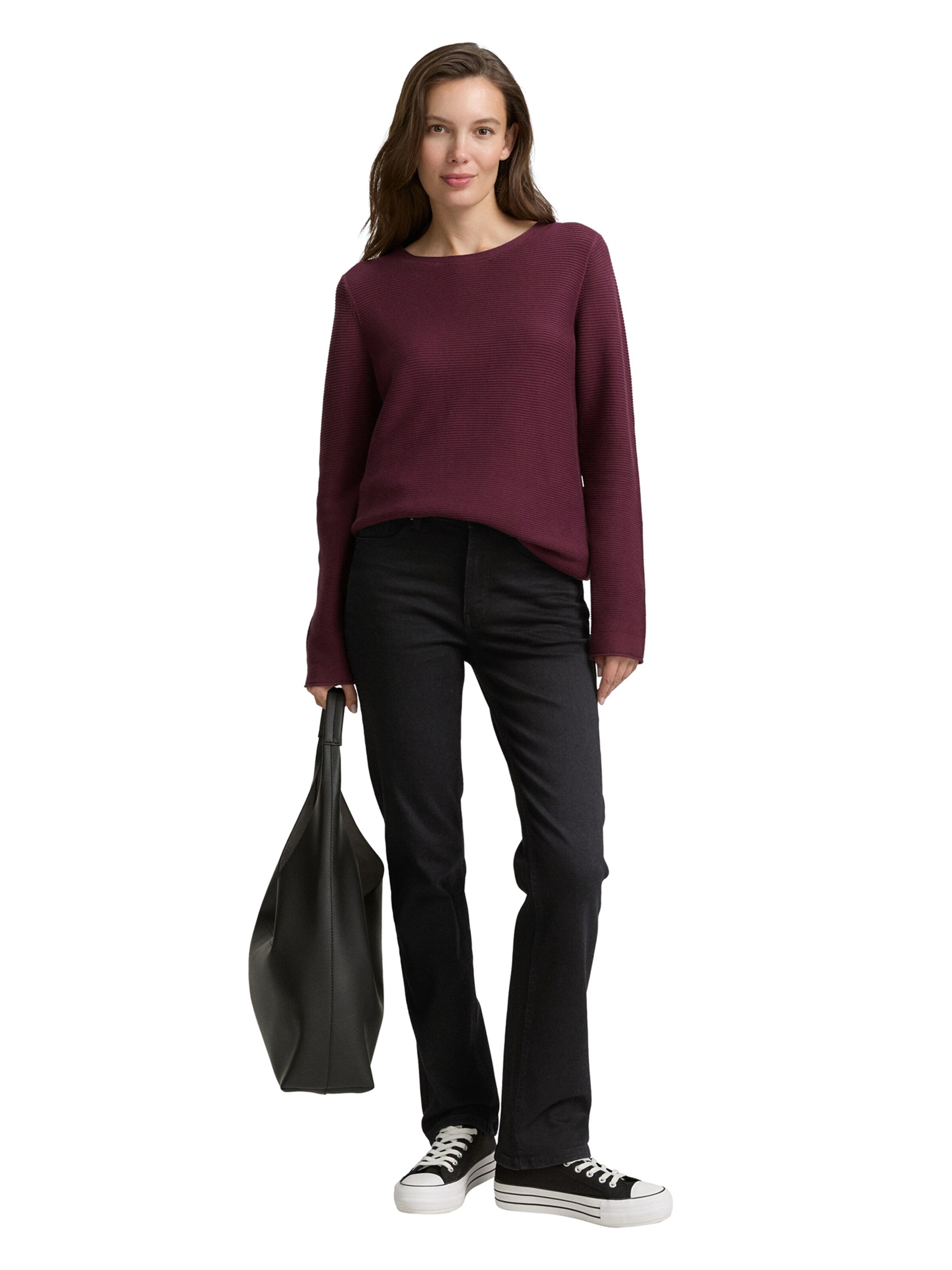 TOM TAILOR Regular Jeans 'ELVA' in Black