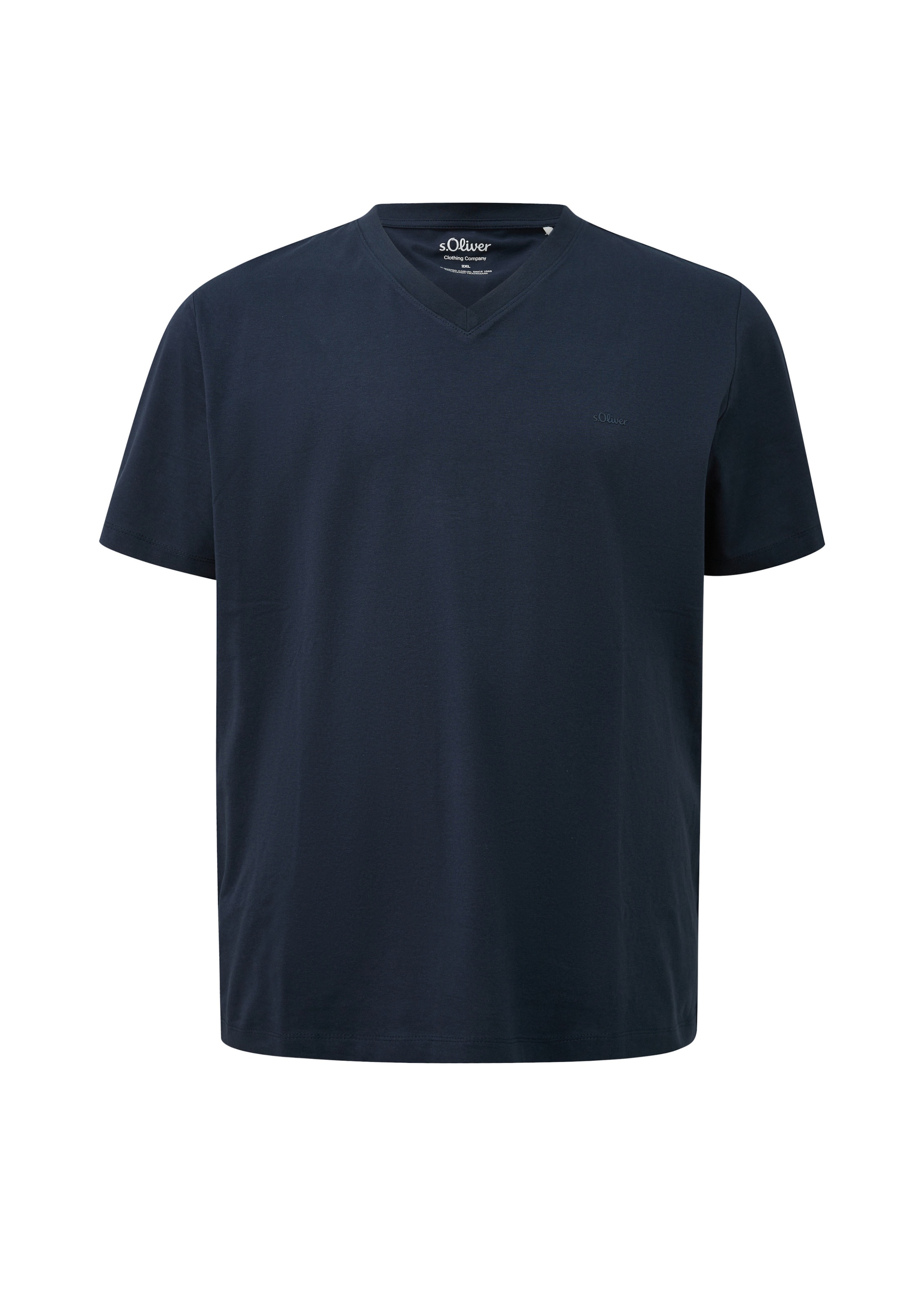 T-Shirt s.Oliver Men Big Sizes en bleu : devant