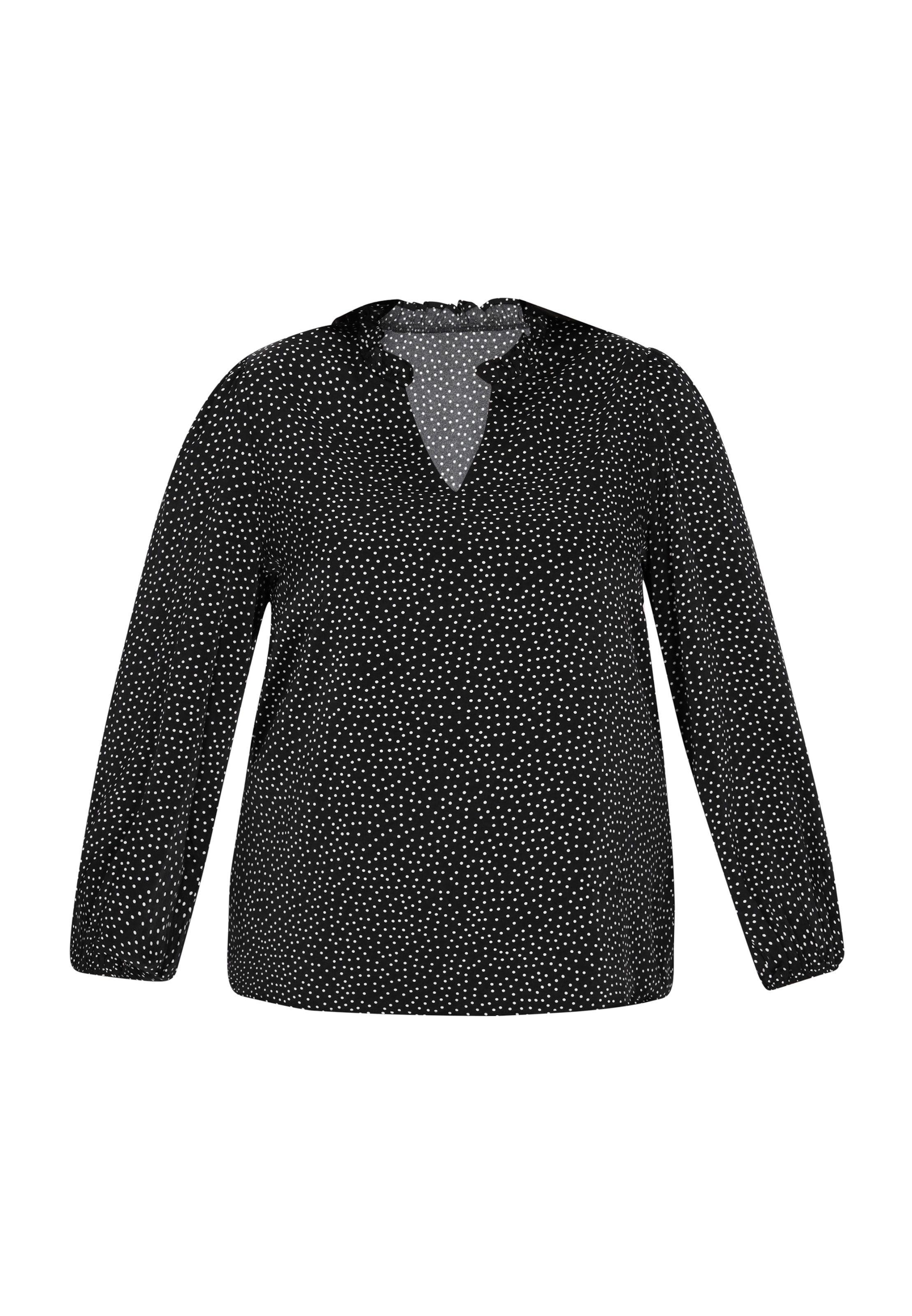 faina Bluse in Schwarz: Vorderseite