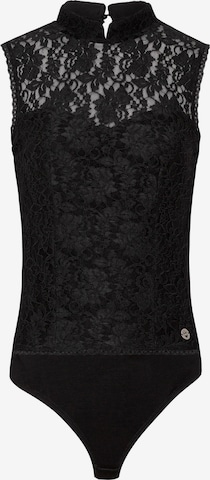 SPIETH & WENSKY Shirt Bodysuit 'Adina' in Black: front