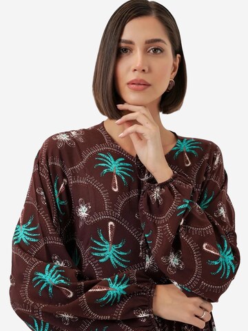 Bigdart Dress in Brown