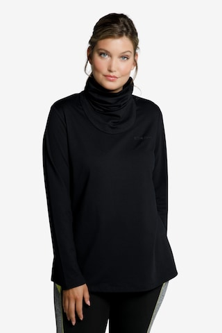 Ulla Popken T-shirt i svart: framsida