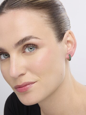 Luxenter - Brincos 'Lesrat' em verde: frente