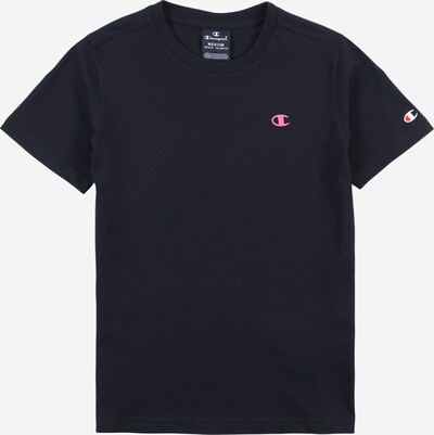 Champion Authentic Athletic Apparel T-Shirt en bleu nuit / rose clair / rouge / blanc, Vue avec produit