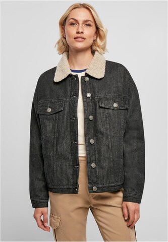 Urban Classics Between-season jacket in Black: front