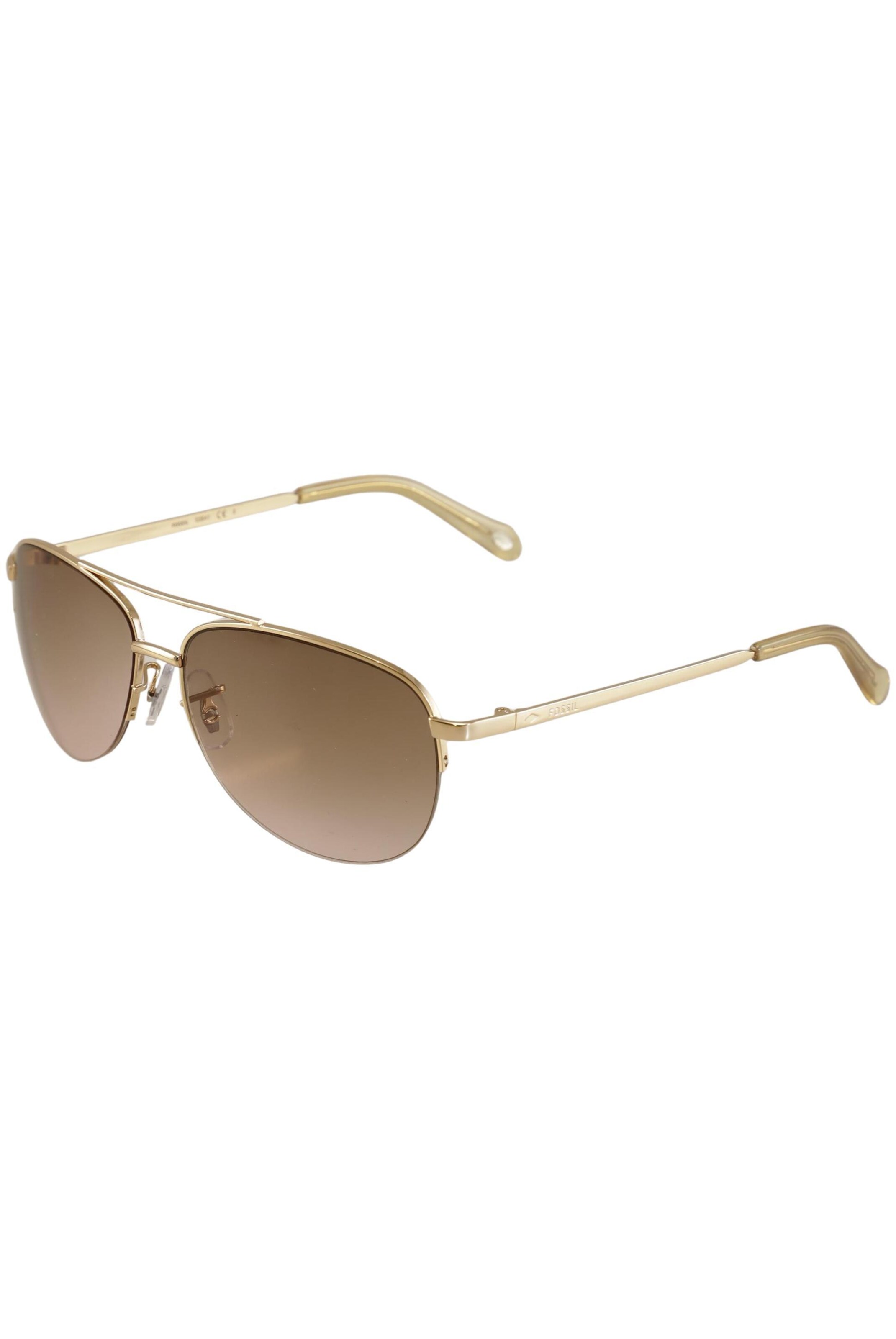 FOSSIL Sunglasses in One size in Gold: front