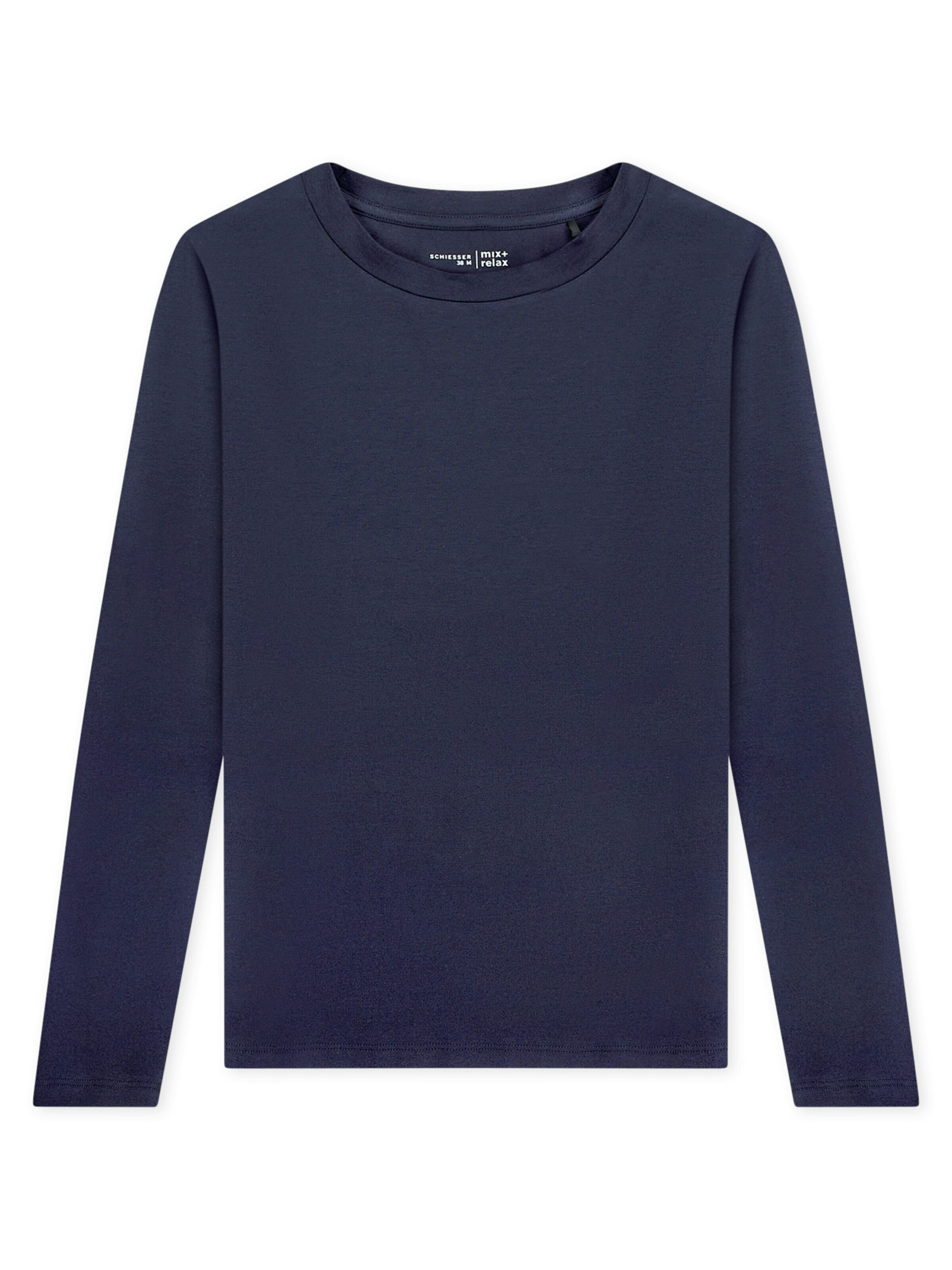 SCHIESSER Schlafshirt 'Mix & Relax'‌‌‌‌‌‌ in S in dunkelblau, Produktansicht