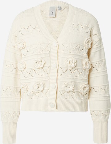 Y.A.S Cardigan 'PINA' i beige: forside