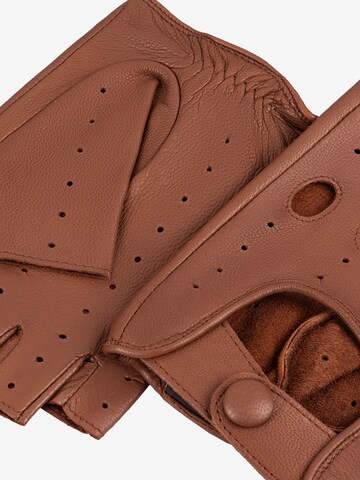Roeckl Fingerless Gloves 'Palermo' in Brown