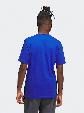 ADIDAS SPORTSWEAR Λειτουργικό μπλουζάκι 'Varsity Crest' σε μπλε