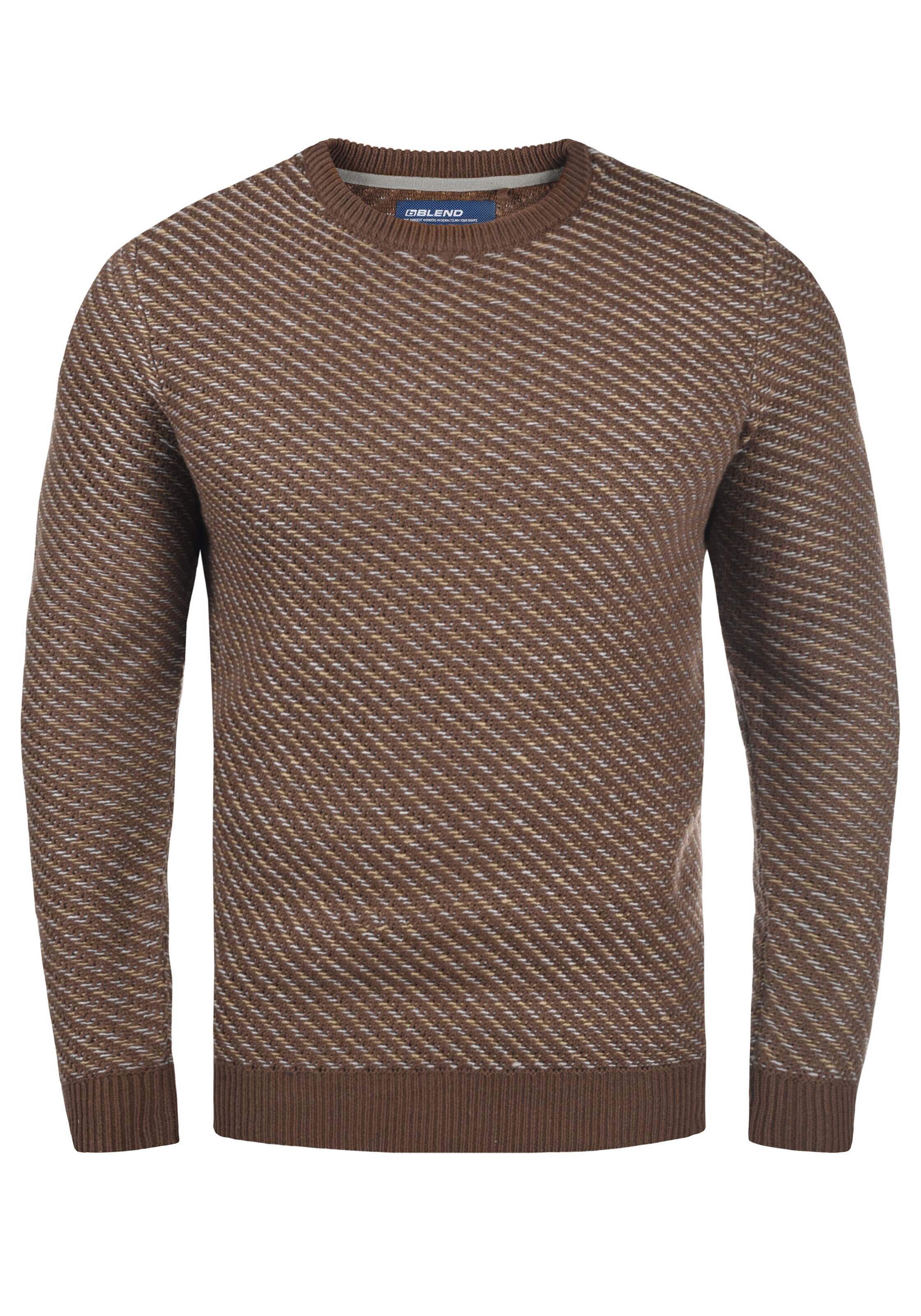 BLEND Sweater &#x27;Calisto&#x27; in Brown: front