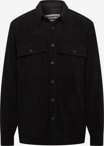 Colourful Rebel Regular fit Button Up Shirt 'Logan' in Black: front