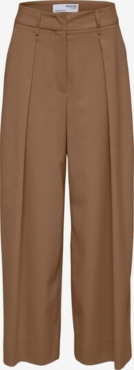 SELECTED FEMME Pleat-front trousers 'CHARLOTTE' in Sepia, Item view
