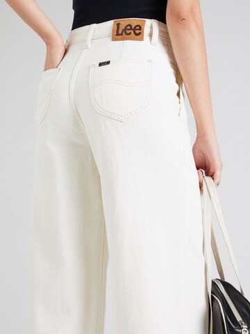 Lee Wide leg Jeans 'UTILITY STELLA A LINE' in Wit
