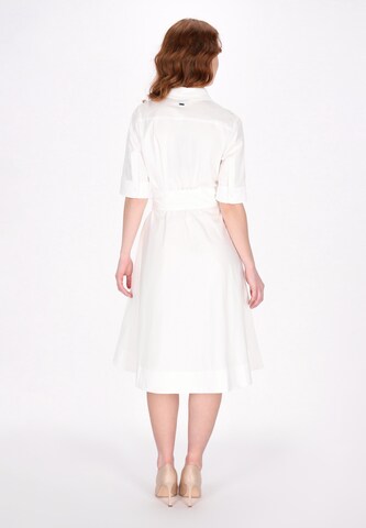 DreiMaster Klassik Shirt dress 'Classic Look' in White