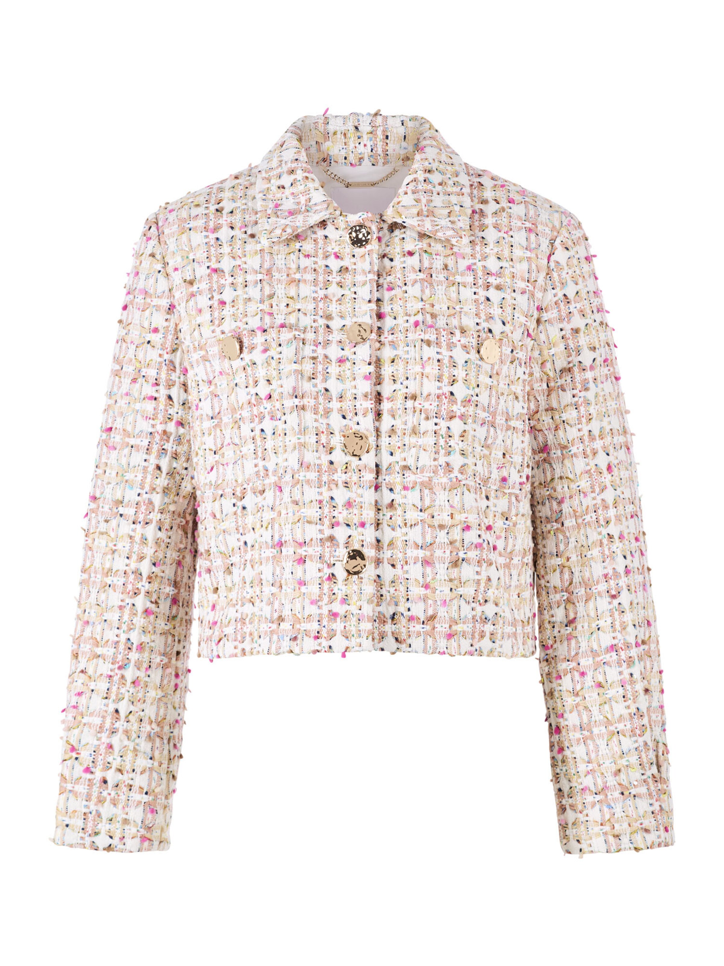 Geacă de primăvară-toamnă de la Rich & Royal pe alb: față