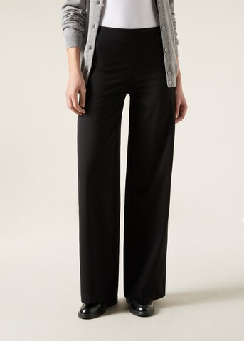 CALZEDONIA Wide Leg Hose in Schwarz